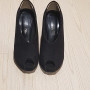 여성 오픈토힐 10cm 블랙 섹시 예뻐요~