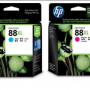 프린터 잉크 HP OFFICEJET PRO series 정품 88XL (검정  빨  파  노)